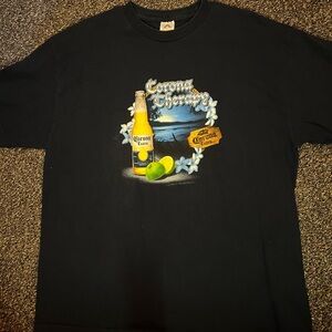 Vintage Black Corona Therapy shirt XL AAA Tag